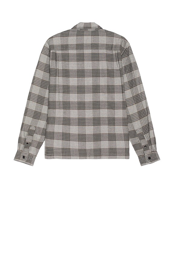 view 2 of 3 Jaque Long Sleeve Button Down Shirt in Lithium Rust