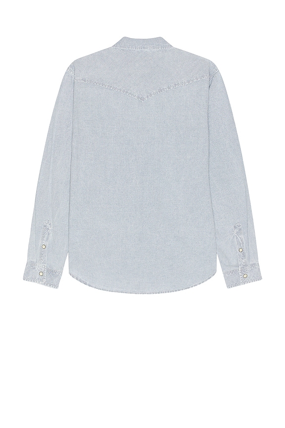 view 2 of 3 Roy Button Down Shirt in Sunfaded Indigo