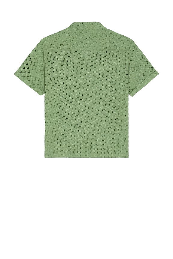 view 2 of 4 РУБАШКА С ЗАСТЕЖКОЙ TYLER in Green Dots