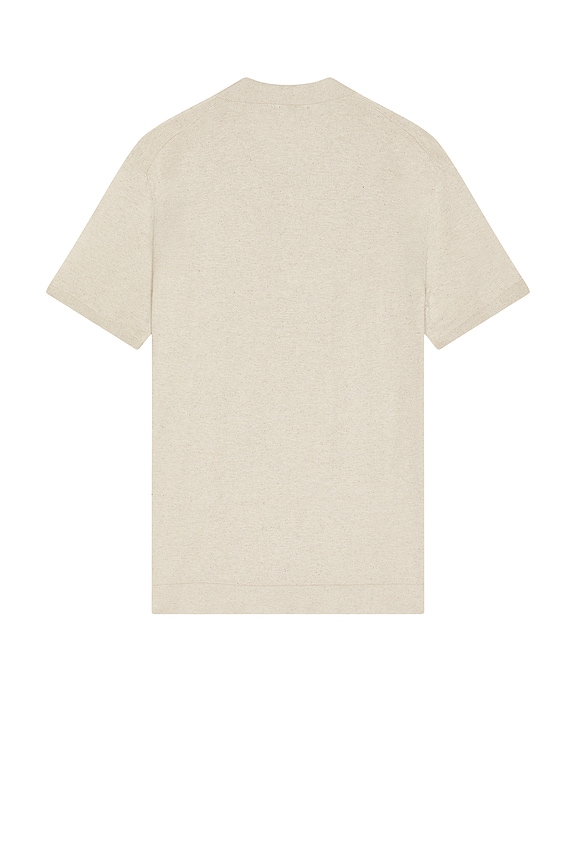 view 2 of 3 Cillian Short Sleeve Polo in Silversand