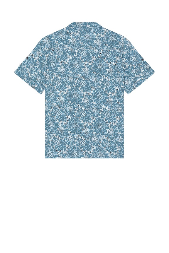 view 2 of 5 Tyler Camp Shirt in Multi Blue Sunflower