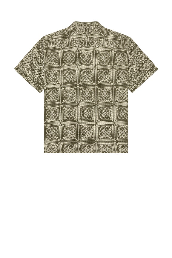 view 2 of 5 Tyler Camp Collar Shirt in Surplus Sage Squares