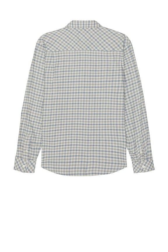 view 2 of 5 Vance Long Sleeve Shirt in Charcoal Blue Check