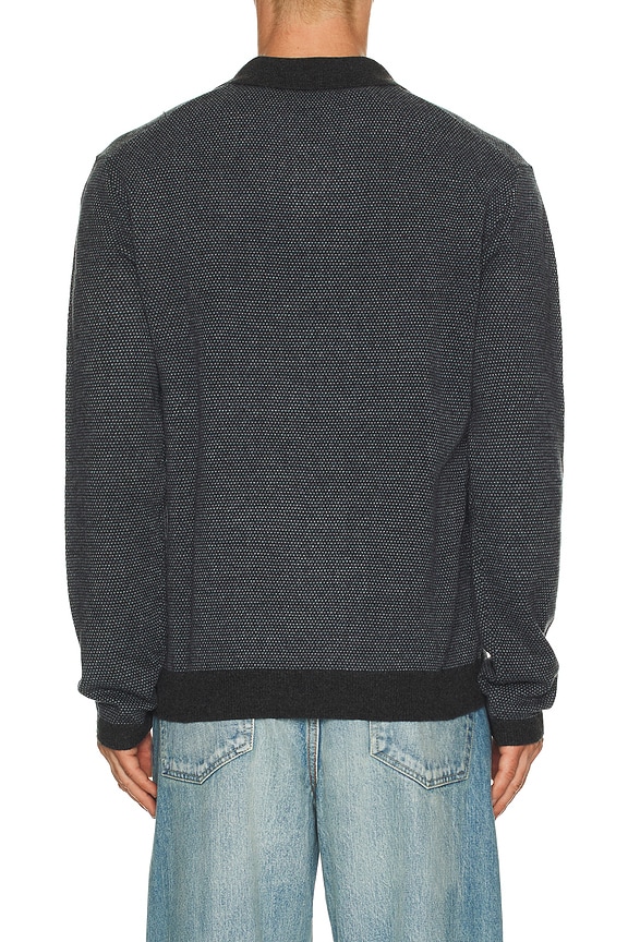 view 2 of 4 Anders Long Sleeve Polo in Navy Blue