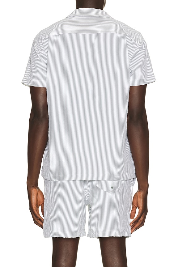 view 2 of 5 Amalfi Camp Collared Shirt in Sage White