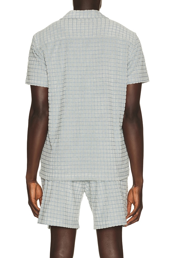 view 2 of 5 Maverick Camp Collared Shirt in Silverline Blue Grid