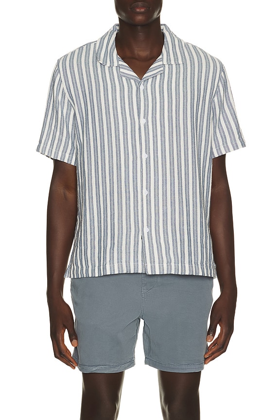 view 1 of 5 CHEMISE NA in Marine White Stripe