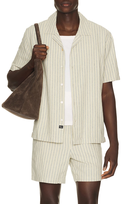 view 1 of 5 CHEMISE in Ecru Multi Stripe