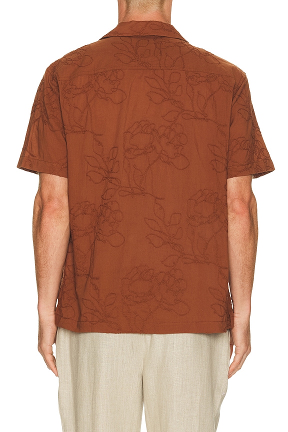 view 2 of 5 Tyler Short Sleeve Shirt in Floral Rope Rust