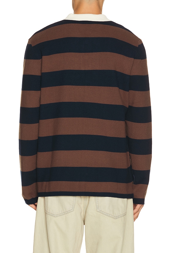 view 2 of 4 Luther Polo in Navy Stripe