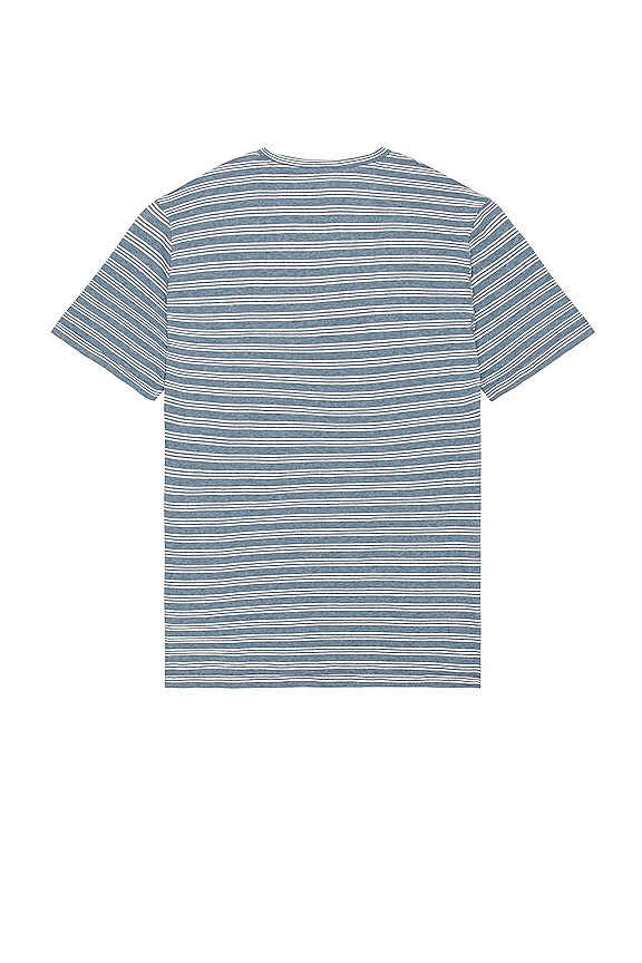 view 2 of 3 탑 in Denim Nautical Stripe