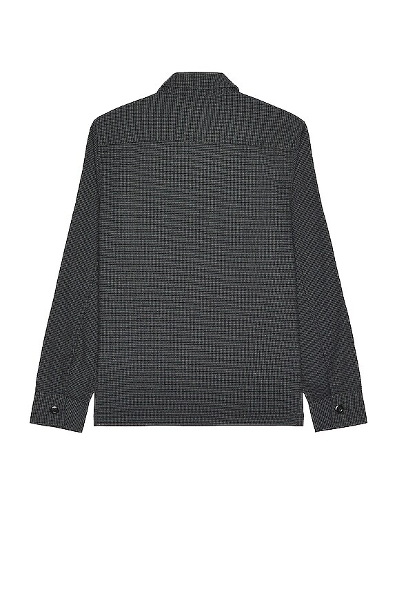 view 2 of 3 PATA DE GALLO BRUSHED in Charcoal Black Houndstooth