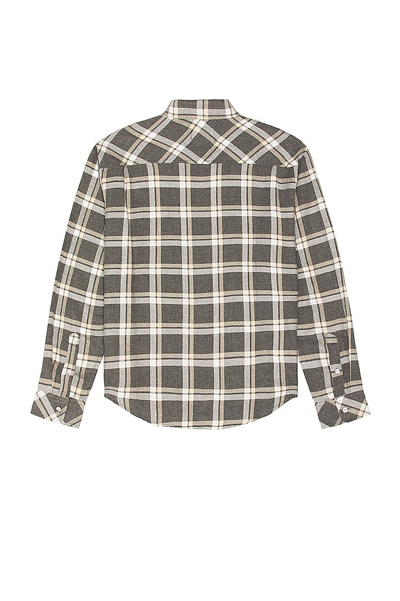 view 2 of 3 Lennox Shirt in Charcoal Ghurka Melange