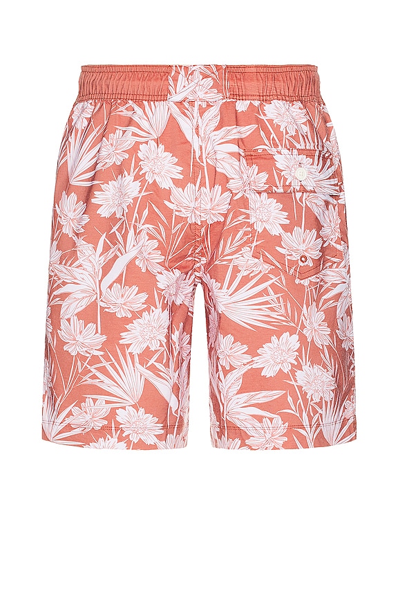 view 2 of 4 Kian Swim Short in Jungle Foliage Red