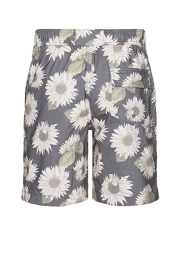 view 2 of 3 Kian Swim Short in Sunflower Twirl Bark