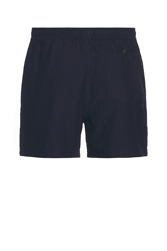 view 2 of 3 La Brea Swim Shorts in Navy Seersucker