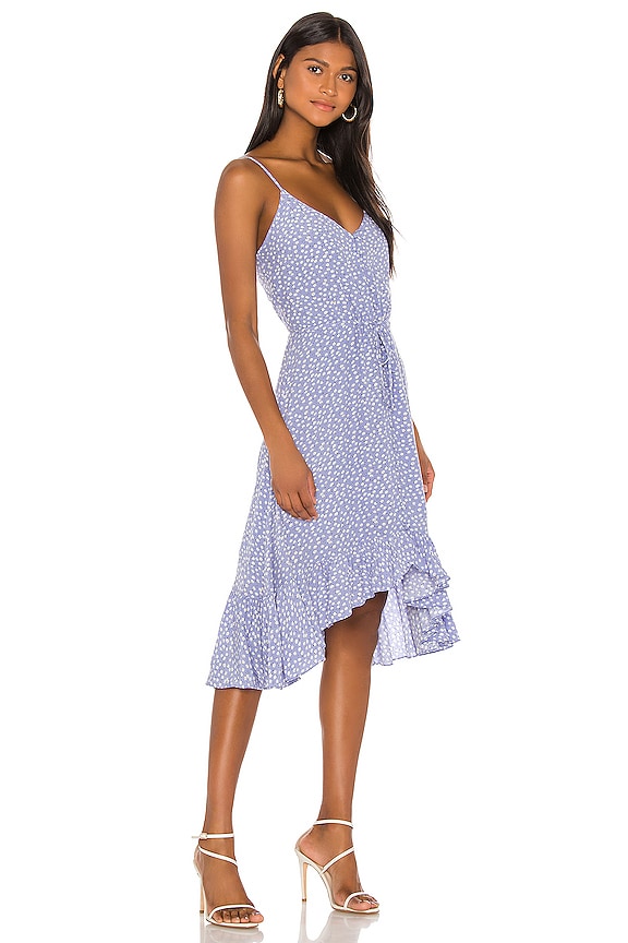 view 2 of 3 Frida Midi Dress in Sky Blue Daisies