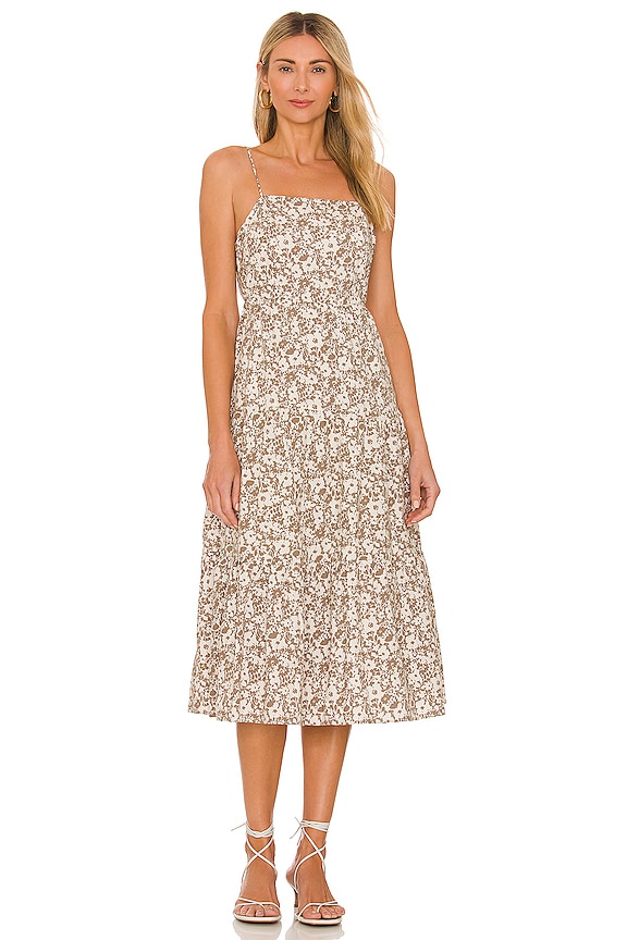 view 2 of 3 ROBE MI-LONGUE LENI in Cafe Floral