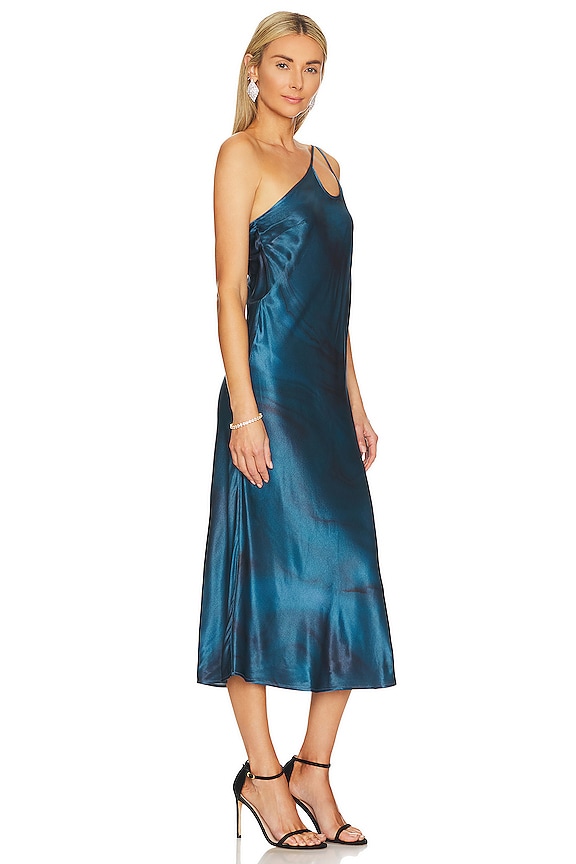 view 2 of 4 VESTIDO MIDI JORDAN in Blue Coast