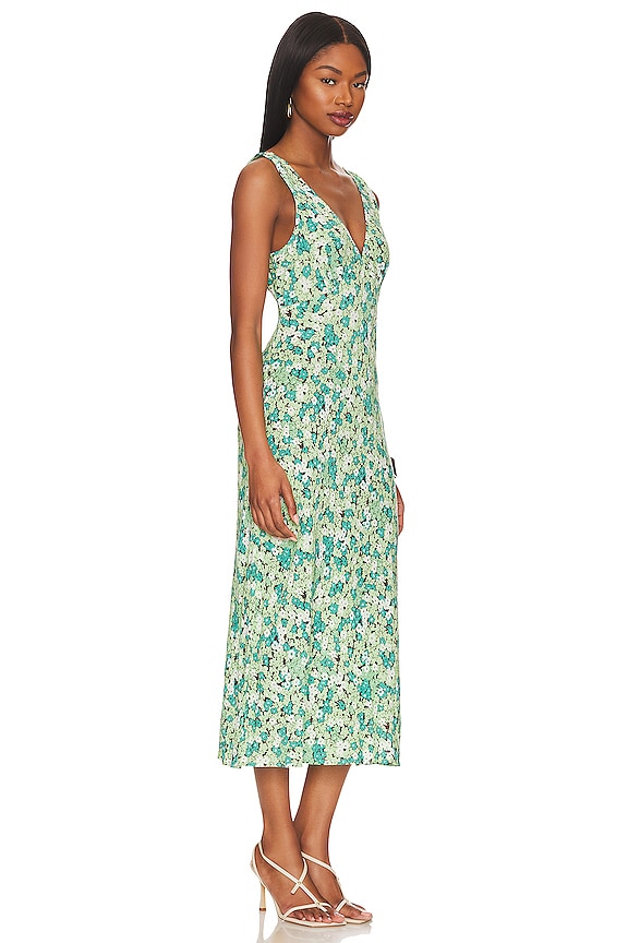 view 2 of 3 Audrina Dress in Emerald Bloom
