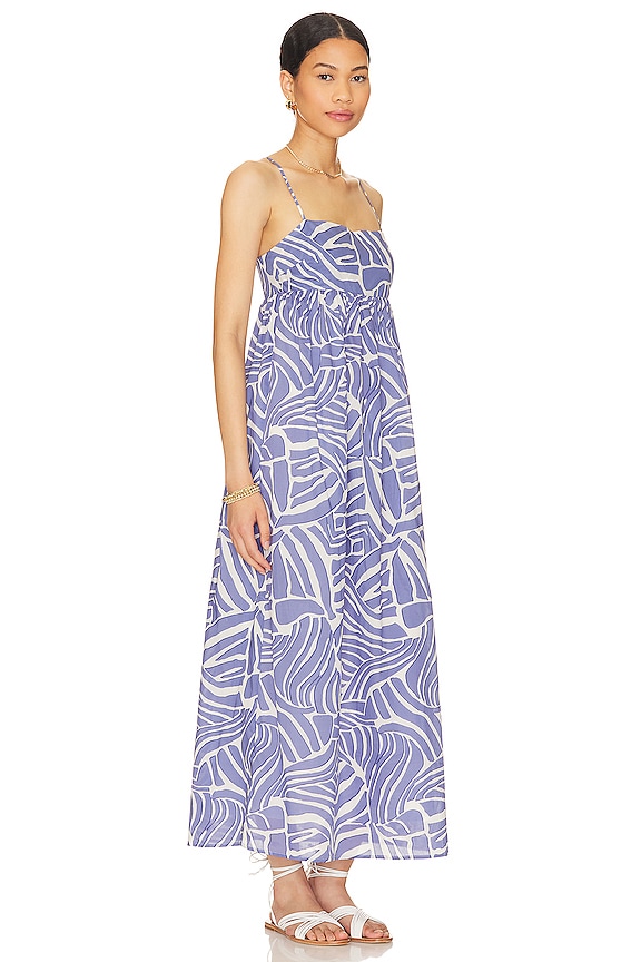 view 2 of 3 Lucille Midi Dress in Island Waves