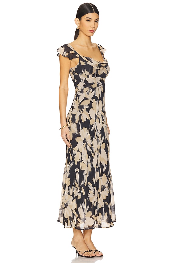 view 2 of 3 Marigold Dress in Charcoal Lily