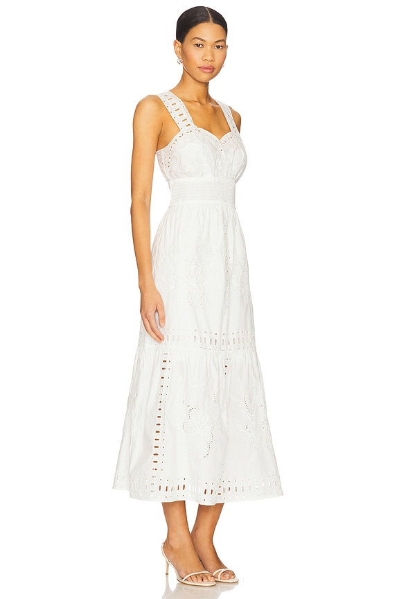 view 2 of 3 Fawn Dress in White