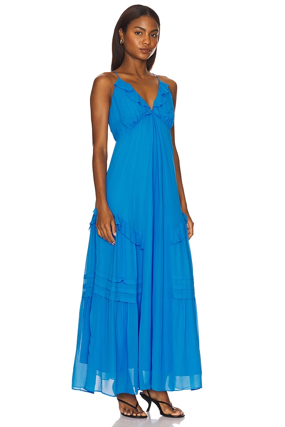 view 2 of 3 Boa Dress in French Blue