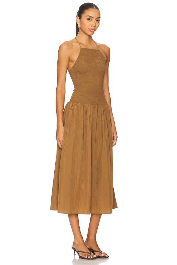view 2 of 3 Leslie Dress in Sepia
