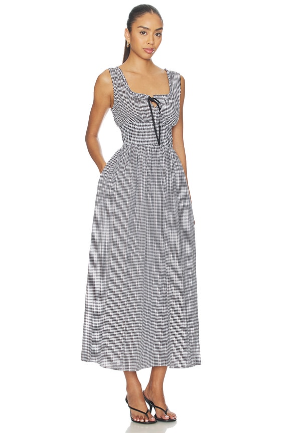 view 1 of 4 Jordie Dress in Black Gingham
