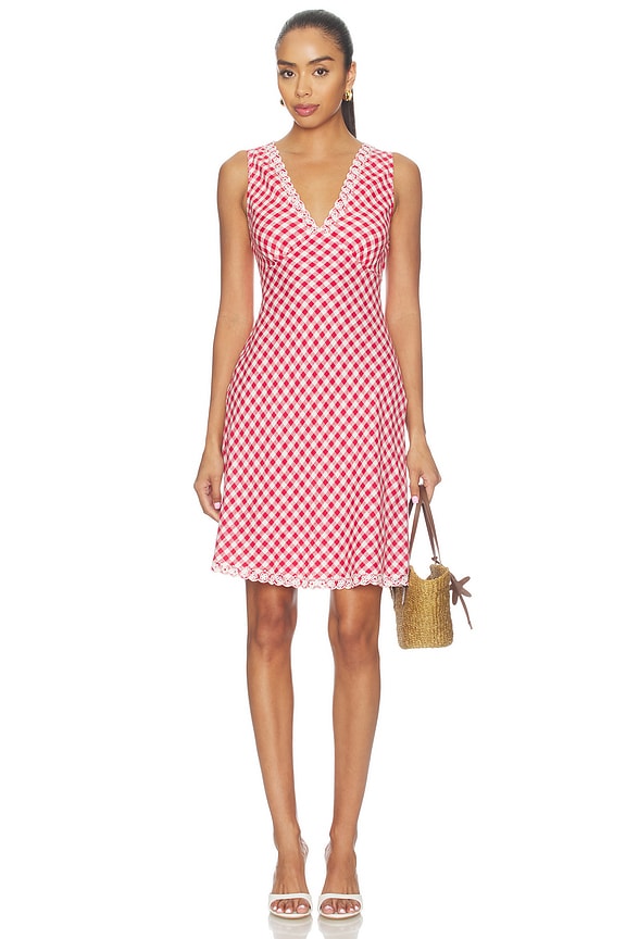 view 1 of 4 Bex Dress in Picnic Check