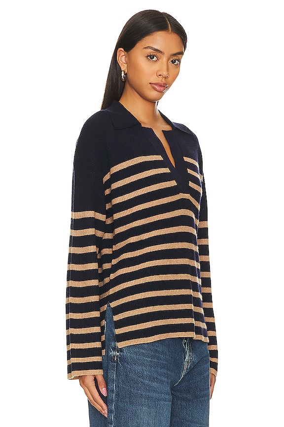 view 2 of 4 PULL HARRIS in Camel Navy Stripe