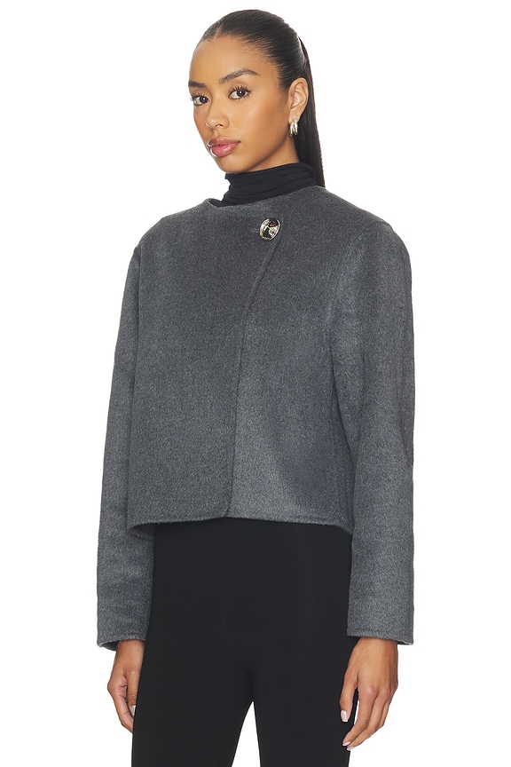 view 2 of 5 Ronda Cardigan in Heather Charcoal