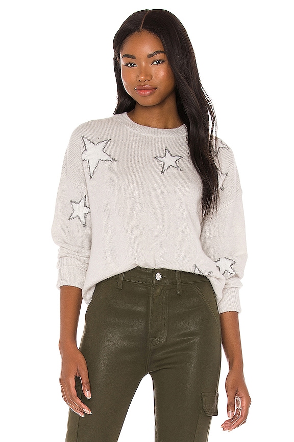 Rails Virgo Sweater in Grey White Stars | REVOLVE