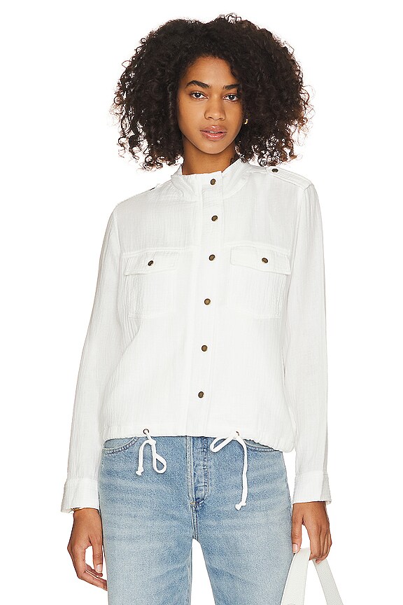 view 2 of 5 BLOUSON COLLINS in White