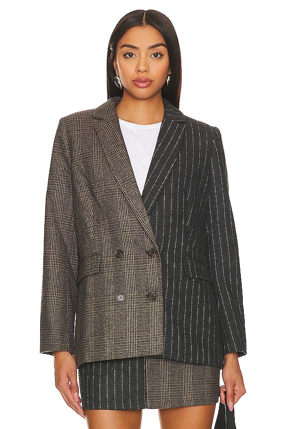 view 2 of 6 Cody Blazer in Pinstripe Plaid Mix