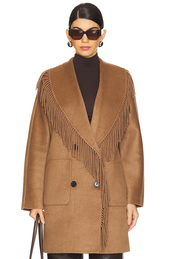 view 2 of 5 Hugo Coat in Camel