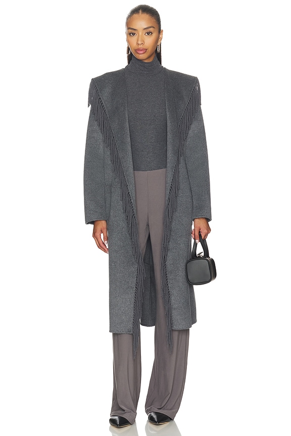 view 2 of 4 Arlon Coat in Heather Charcoal