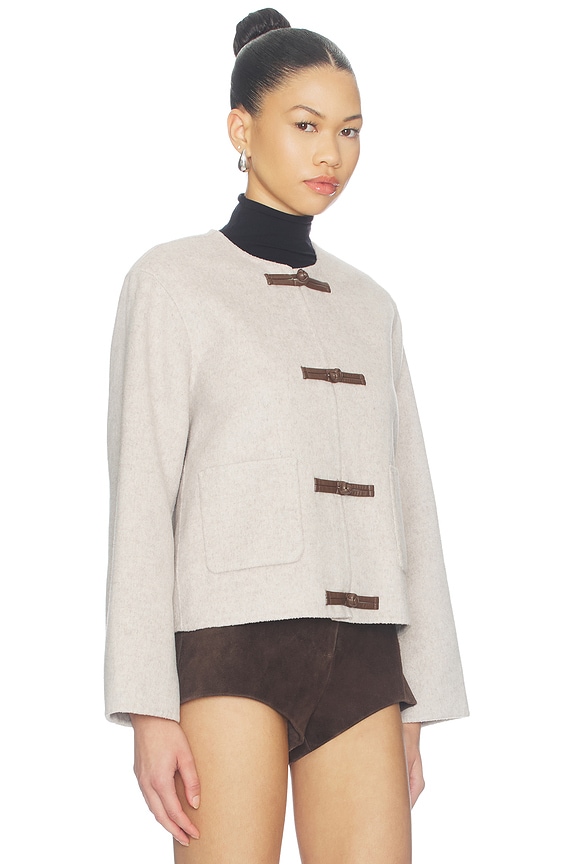 view 2 of 5 Deidre Jacket in Heather Oat