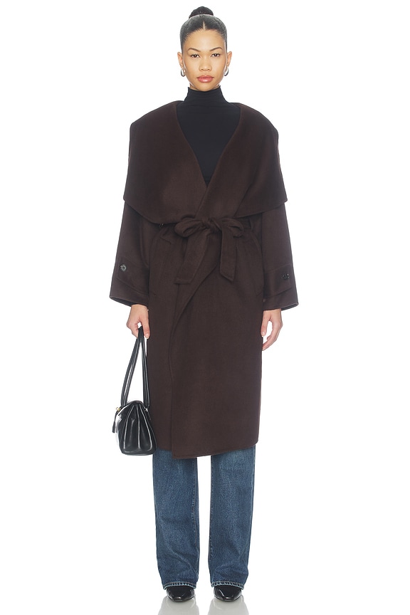 view 2 of 4 Celeste Coat in Chocolate