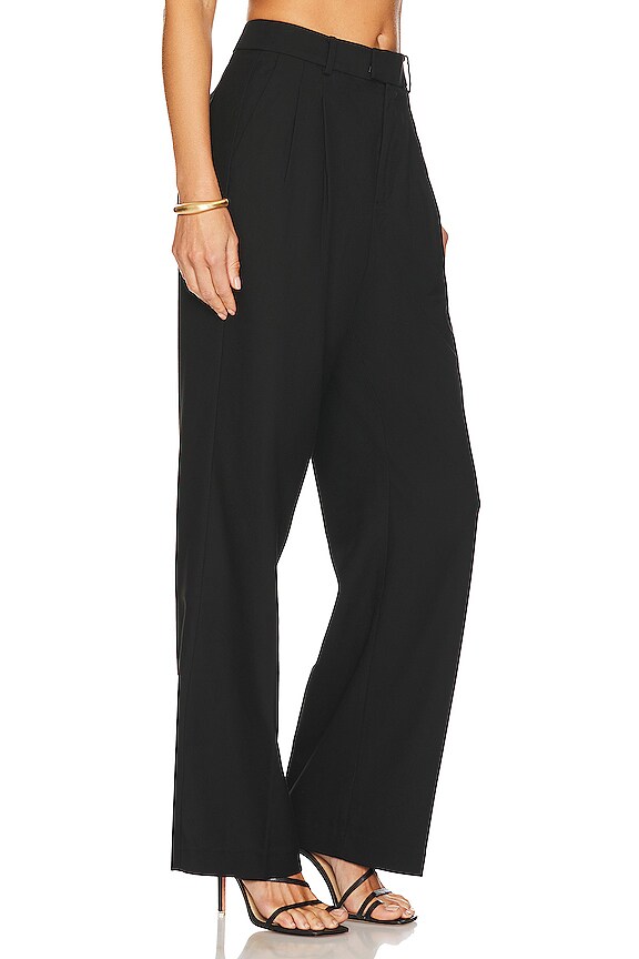 view 2 of 4 Marnie Straight Pant in Black Twill