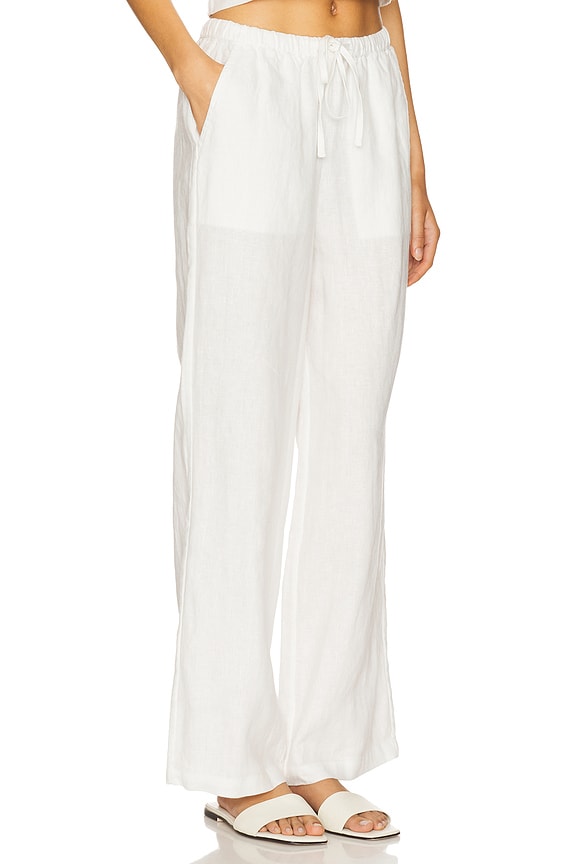 view 2 of 6 Emmie Pants in White