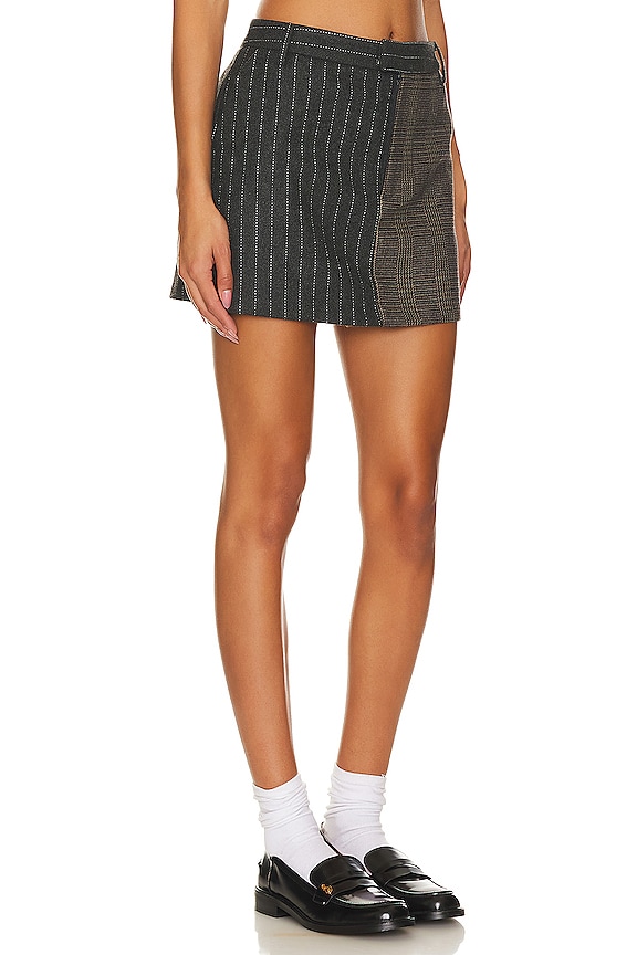 view 2 of 5 FALDA PRIM in Pinstripe Plaid Mix