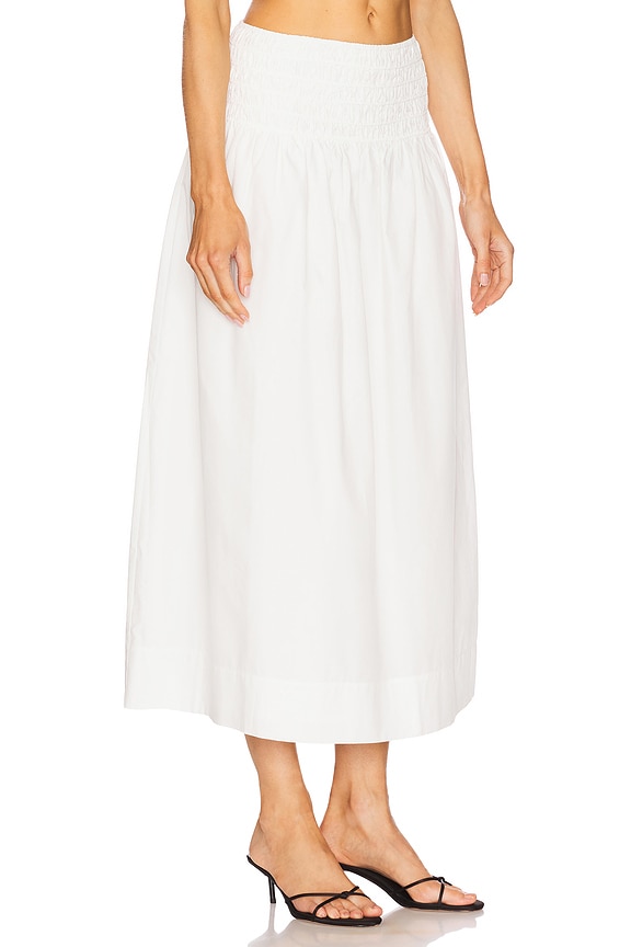 view 2 of 6 Alessa Skirt in White