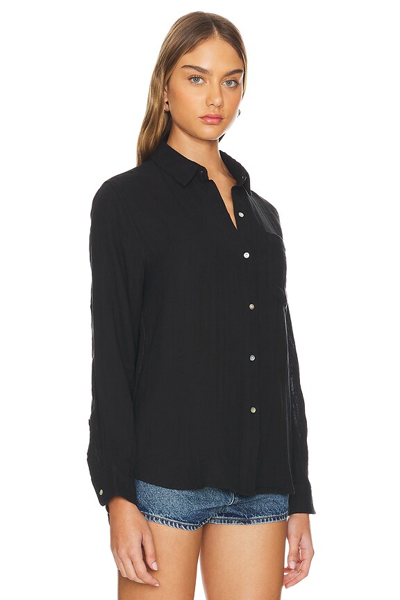 view 2 of 4 ELLIS ボタンダウンシャツ in Black