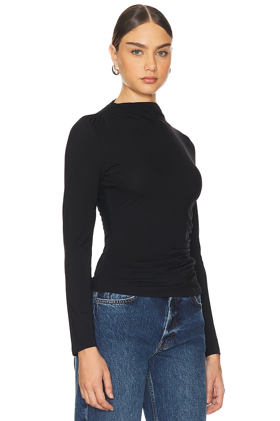 view 2 of 5 Joelle Top in Black Onyx