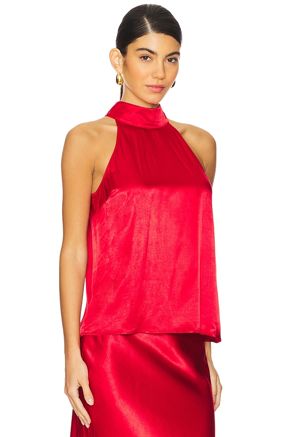 view 2 of 4 Leah Top in Scarlet