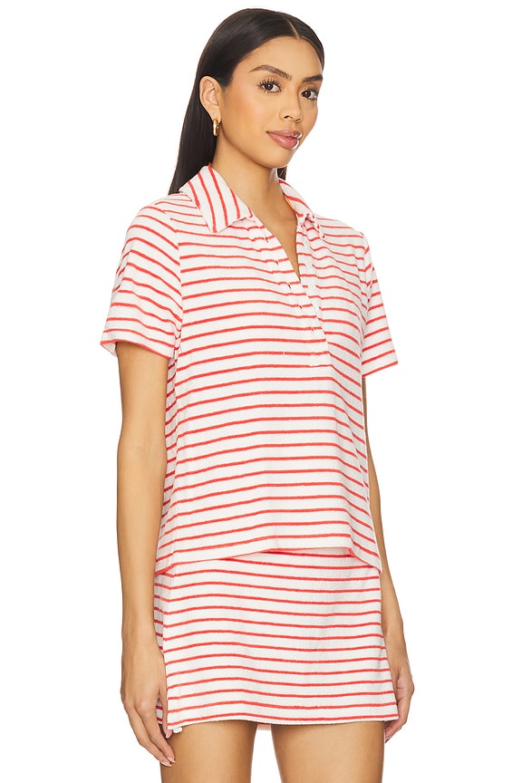 view 2 of 5 NAVELI 탑 in Cherry Stripe