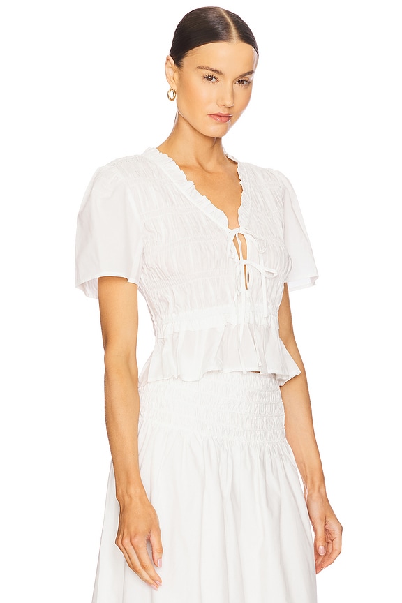 view 2 of 4 Portia Top in White