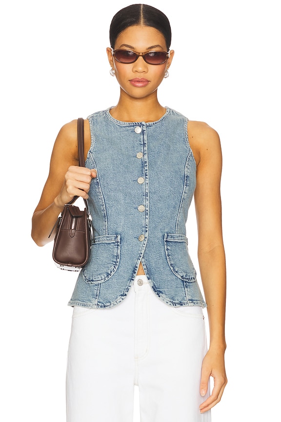 view 1 of 4 Portola Top in Blue Eyed Girl